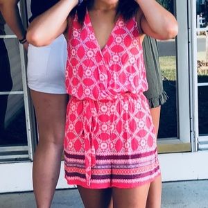 Floral/paisley romper